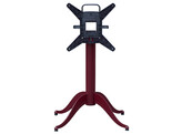 FlipTop bistro 2/4-sieges ronde 50-70cm / carre 50 50-70 70cm bordeaux