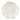 Bord organic Barley White diep 25 3cm