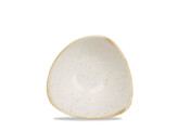 Assiette triangulaire Barley White creuse 15 3cm