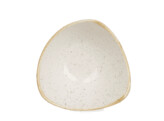Assiette triangulaire Barley White creuse 18 5cm