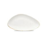 Assiette chefs triangulaire Barley White 35 5 18 8cm