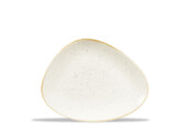 Assiette chefs triangulaire Barley White 26 5 20 5cm