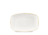 Assiette chefs oblong rectangulaire Barley White 23 7 15 7cm