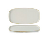 Assiette chef oblong Barley White rectangulaire 30 15 4cm