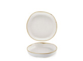 Assiette organic walled Barley White ronde 20 H4 5cm
