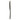 Tafelmes mono Orca mat zwart 23 5cm 12 stuks