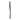 Dessertmes mono Orca mat zwart 21 3cm 12 stuks