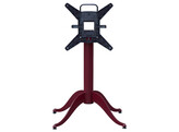 FlipTop bistro 4/6-zitplaatsen rond 80cm / vierkant 70 70-80 80cm bordeaux