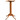 FlipTop bistro counter ronde 50-90cm / carre 50 50-70 70cm rouiller
