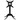 StableTable bistro 2/4-zitplaatsen rond 50-70cm / vierkant 50 50-70 70cm zwart  
