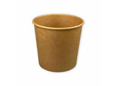 Gobelet a soupe kraft avec PE 20OZ 115 96 82mm 600ml 500 pieces