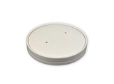 Couvercle blanc pour gobelet a soupe avec PE 26OZ/32OZ 500 pieces