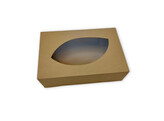 Catering vensterdoos kraft 46cm 50 stuks