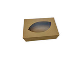 Catering vensterdoos kraft 36cm 50 stuks