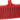 Straatveger hard 30cm rood
