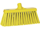 Straatveger hard 30cm geel