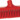 Zachte veger  superzacht   40cm rood