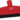 Vloertrekker klassiek rood 40cm