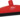 Vloertrekker klassiek rood 70cm