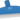 Vloertrekker klassiek draaibaar blauw 40cm