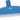 Vloertrekker klassiek draaibaar blauw 50cm