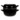 Mosselpot horeca zwart 4 kg