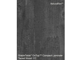 TableTop compact laminate ronde 110cm tarred wood