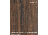 TableTop compact laminate rechthoekig 60 70cm brown wood