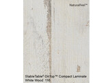 TableTop compact laminate rechthoekig 60 70cm white wood