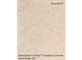 TableTop compact laminate ronde 60cm sable biege