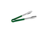 Pince inox avec manche en silicone vert 25cm